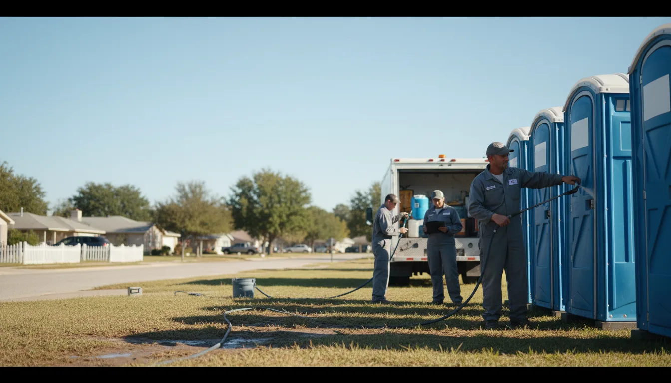 Long-Term Portable Toilet Rental in Pitts, GA near me